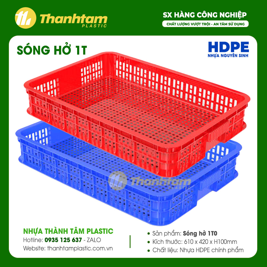 Sóng hở 1T0 - Khay cấp đông sầu riêng sóng hở 1t0