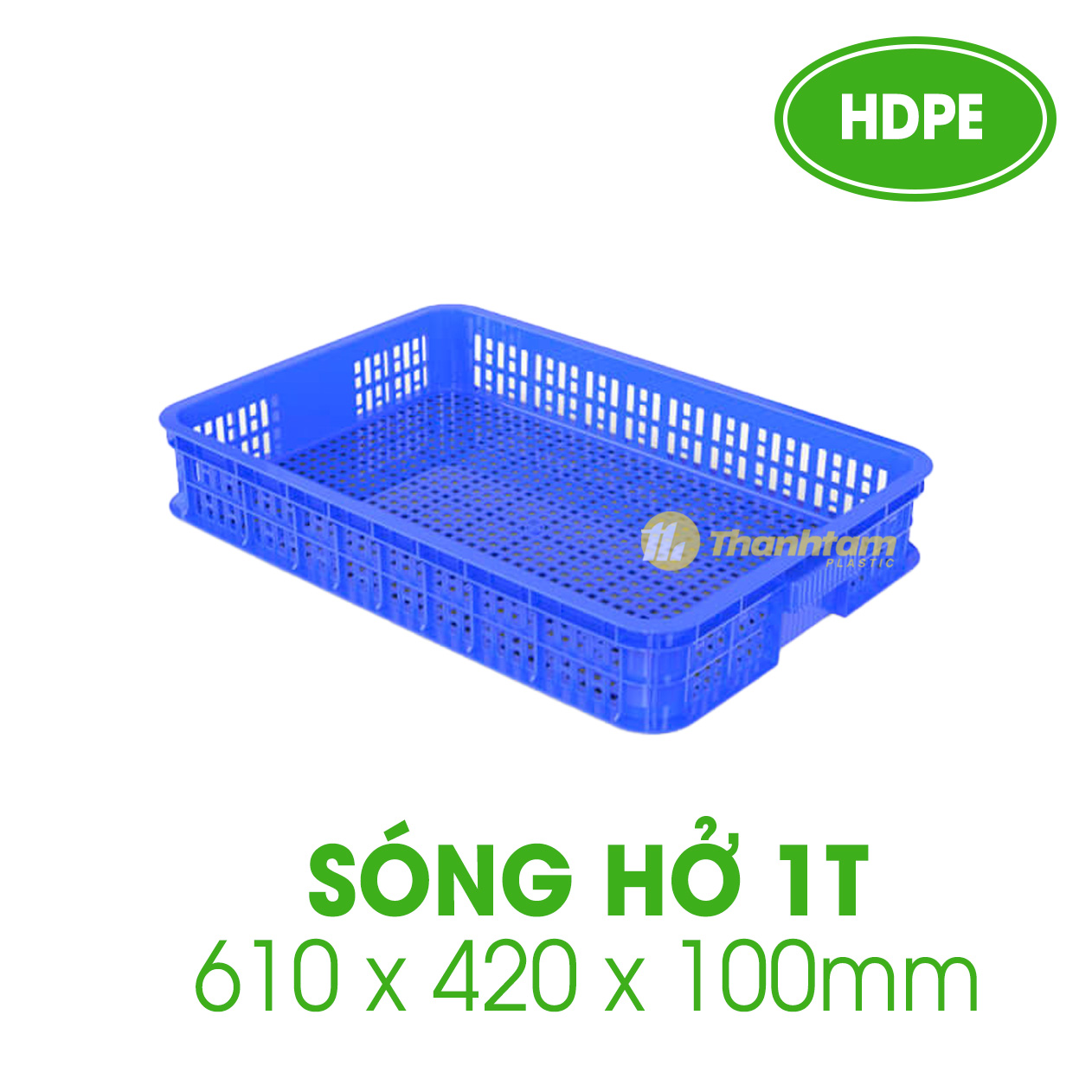 Top 10+ Rổ Nhựa Công Nghiệp Chính Hãng, Bền Đẹp Giá Rẻ sóng hở 1t0 dương