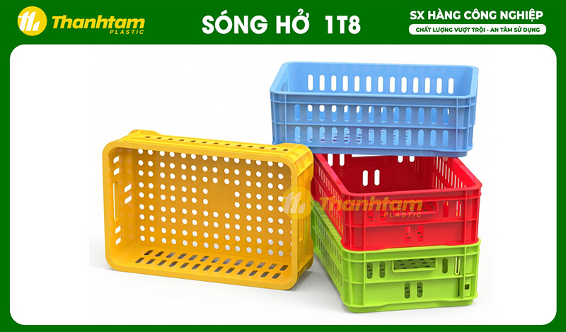 sóng nhựa hở 1t8