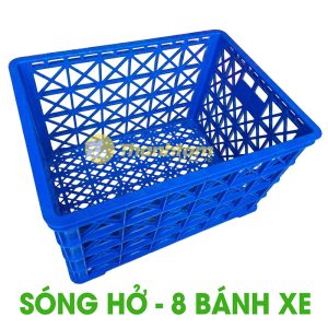 Sóng nhựa Hở 8 Bánh Xe sóng 8 bánh xe dương