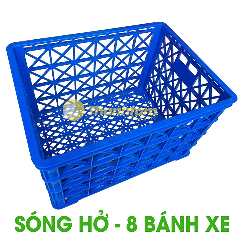 Sóng nhựa Hở 8 Bánh Xe sóng 8 bánh xe dương