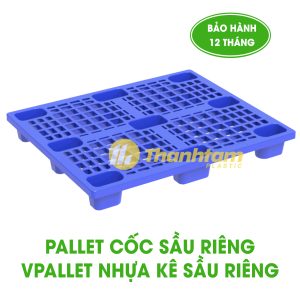Pallet cốc sầu riêng - Pallet nhựa kê sầu riêng