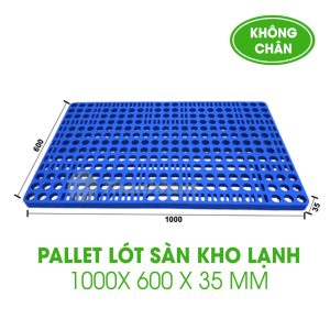 Pallet lót sàn không chân