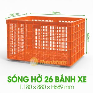 sóng hở 26 bánh xe