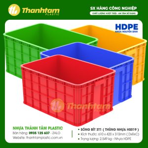 sóng bít 3t1 - thùng nhựa 3t1