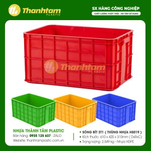 thùng nhựa đặc 3t1