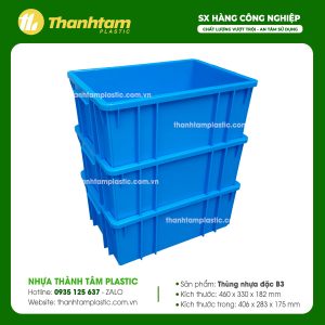 Thùng nhựa đặc B3