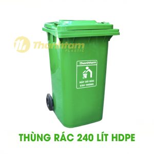 Thùng rác 240 lít