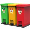 Thùng rác phân loại 3 ngăn 60 lít