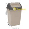 Thùng rác nắp lật 60 lít