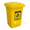 Thùng rác nhựa 30L màu vàng