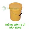 Thùng sơn 15 lít nắp bằng