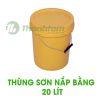 Thùng sơn 20 lít nắp bằng