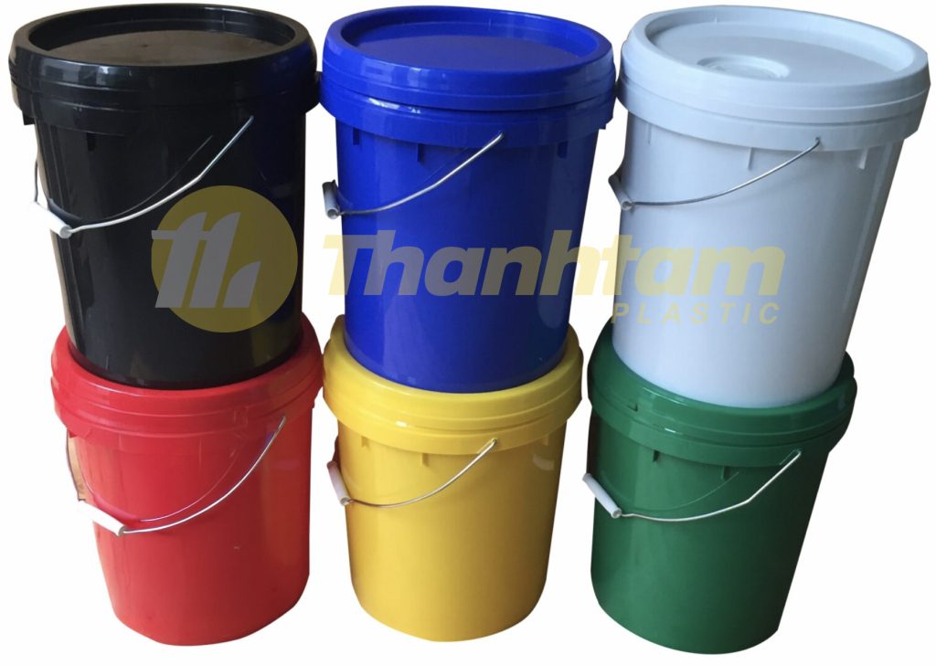 Thùng sơn 20 lít nắp bằng 4 Thùng Sơn Nắp Bằng