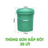 Thùng sơn nắp rót 20 Lít