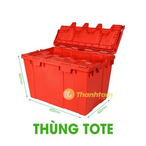 thùng tote đỏ