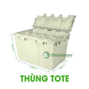 thùng tote xám