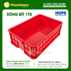 sóng nhựa bít 1t5