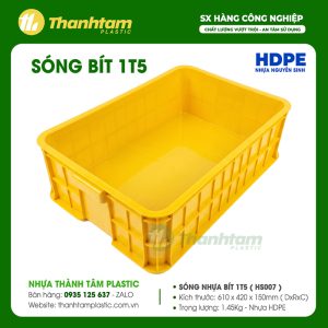 sóng nhựa bít 1t5