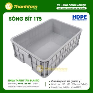 sóng nhựa bít 1t5