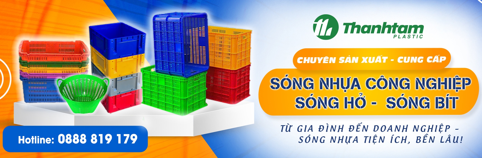 sóng nhựa công nghiệp - Thành Tâm Plastic