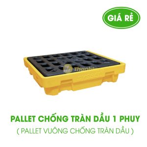 Pallet chống tràn dầu 1 phuy