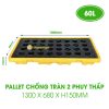 Pallet Chống Tràn 2 Phuy Thấp