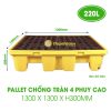Pallet chống tràn 4 phuy cao