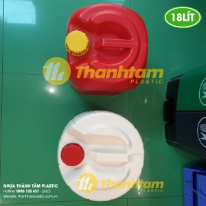 Can nhựa 18L tròn có khía