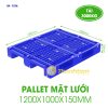 Pallet nhựa 1200x1000x150mm Mặt Lưới