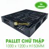 Pallet chữ thập 1000x1200x150mm