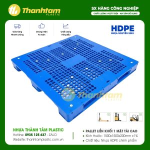 Pallet 1500x1500x200mm tải trọng cao.