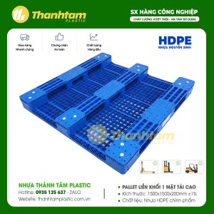 Pallet 1500x1500x200mm tải trọng cao.