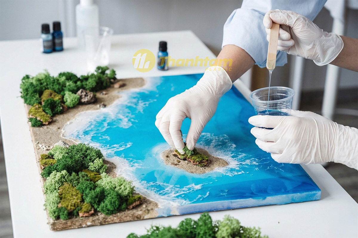 Pha chế thủ công Nhựa Resin