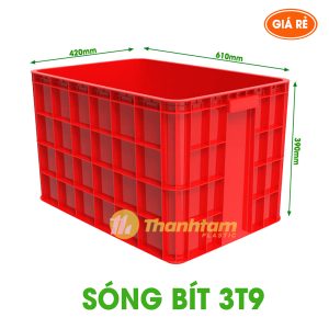 sóng bít 3T9 ( thùng nhựa 3T9 )