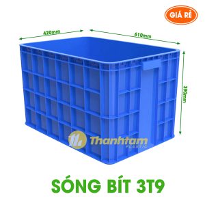 Sóng bít 3T9 – Thùng nhựa 3T9