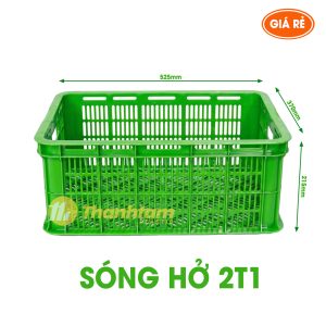 sóng hở 2t1 - màu xanh lá cây