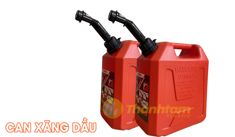Top 5 mẫu can xăng dầu chuyên dụng an toàn, bền bỉ nhất Can nhựa đựng xăng dầu 4 lít 5 lít cầm tay
