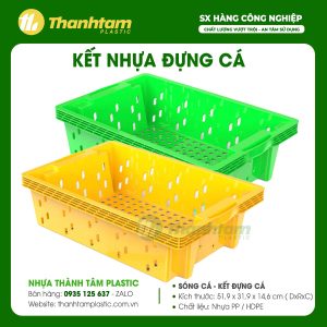 Sóng Cá - Khay đựng Cá Sóng cá – Khay đựng cá, két nhựa đựng cá