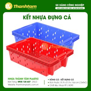 Sóng Cá - Khay đựng Cá Sóng cá – Khay đựng cá, két nhựa đựng cá