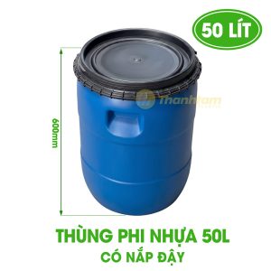 thùng phuy nhựa 50 lít