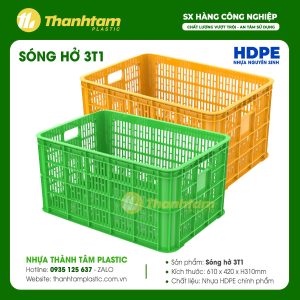 Sóng nhựa hở 3T1 - Sóng hở 3T1 xanh dương dẻo, bền và giá rẻ