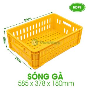 Sóng Gà - Khay nhựa chuyên dụng để đựng thịt gà cấp đông