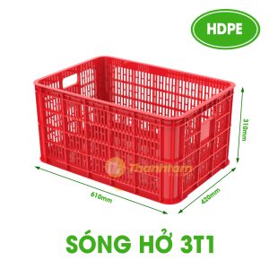 Sóng nhựa hở 3T1 - Sóng hở 3T1 xanh dương dẻo, bền và giá rẻ