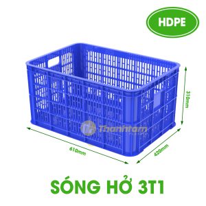 Trang chủ Sóng nhựa hở 3T1 - Sóng hở 3T1 xanh dương dẻo, bền và giá rẻ