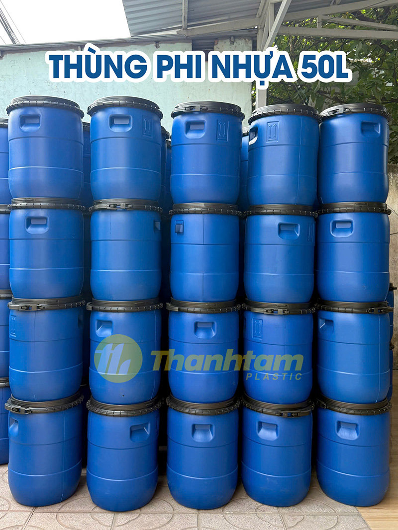 thùng phuy nhựa 50L