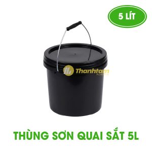 Thùng Sơn 5L Quai Sắt Thùng Sơn Quai Sắt 5 Lít