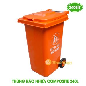Thùng rác nhựa Composite 240 lít Thùng rác nhựa Composite 240 lít